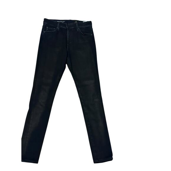 AG Adriano Goldschmied Women's 27R Black Farrah High Rise Skinny Ankle Jeans - Picture 5 of 16